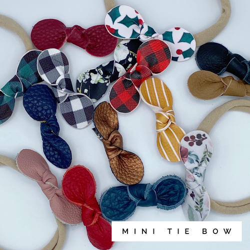 Mini tie bow